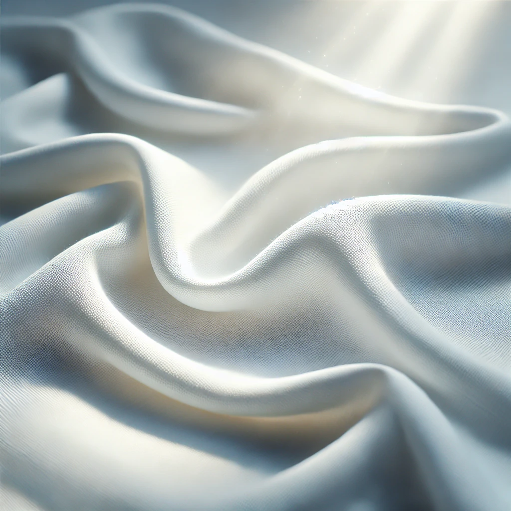 DALL·E 2024-10-21 18.08.28 - A beautiful representation of odor-free fabric. The image shows a soft, clean fabric glowing slightly under natural light. The fabric appears fresh an